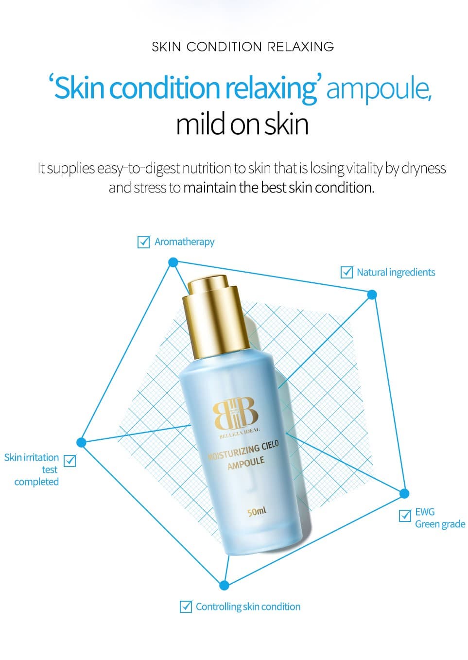 BELLEZA IDEAL MOISTURIZING CIELO AMPOULE