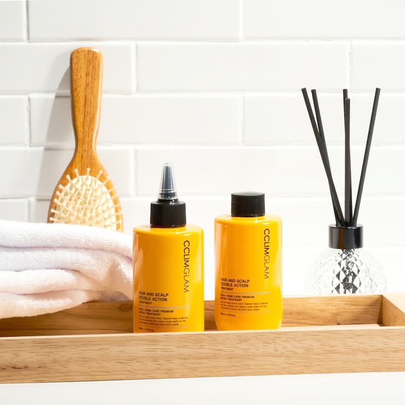 CCLIMGLAM HAIR and SCALP DOUBLE ACTION TREATMENT Water Protein Treatment 