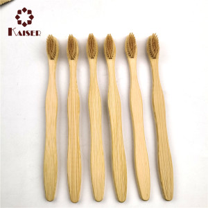 charcoal biodegradable bamboo toothbrush handle