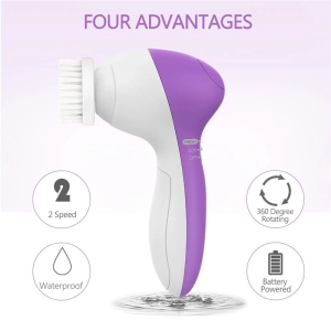 Cheaper Price Facial Cleansing Brush Face Lifting Skin Tightening Waterproof electric 7 in 1 Facial Brush