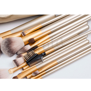 China supplier novelty set makeup 18 pcs best pro makeup brushes