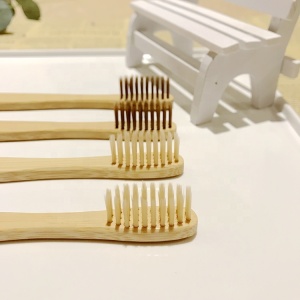 Custom disposable use reusable CE certification 100% degradation bamboo  toothbrush BPA free