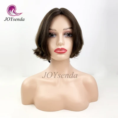 Customized Short Wavy Unprocessed European Virgin Human Jewish Wig Kosher Wigs for White Women