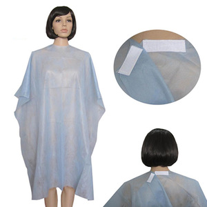 Disposable white hairdressing cape hair cutting cape salon cape