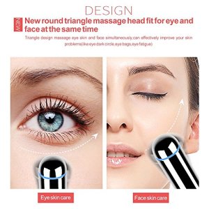 Eye and Face Massager Anti-aging Wand Device High Frequency Vibrating Eye Massager