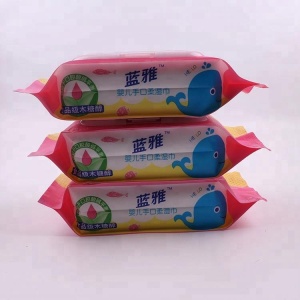 Factory Direct Sales Disposable Body Organic Custom Logo hand cleansing Baby Cleaning Wet Wipe Wet Tissue towelette