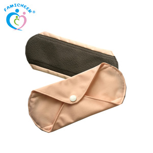 Famicheer Manufacturer Reusable Bamboo Charcoal Cloth Menstrual Sanitary Pads Sanitary Napkin