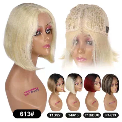 Fashion Human Hair Bob Wigs Brazilian Hair Lace Front Wigs