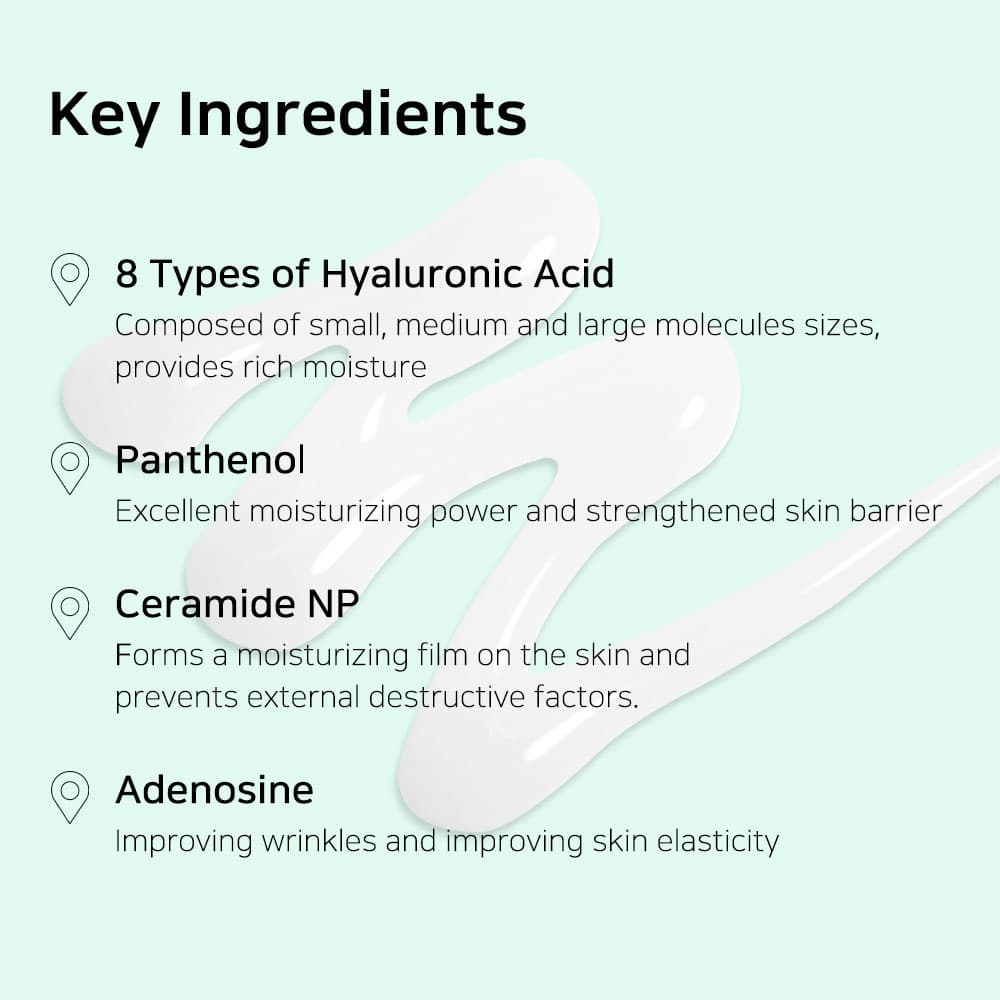 HAA YAN NOON Pantheno Hyaluronic Acid Watery Gel Cream 1.86 Oz.