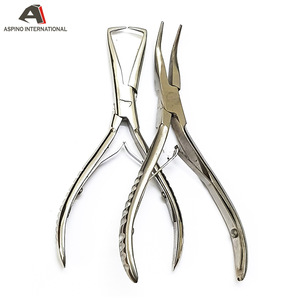 Hair Extension Removal Pliers For Micro Rings /Steel Hook Pulling and loop needles kit set