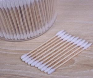 High Quality Cotton Buds Wood Stick Cotton Buds Sterile Cotton Swabs