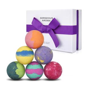 High quality hot selling premium bath bomb gift set rose bath bomb