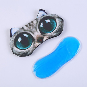 High quality printing ice cooling gel eye mask
