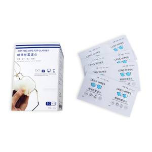 High quality screen lens wipes anti fog Wipes for Glasses