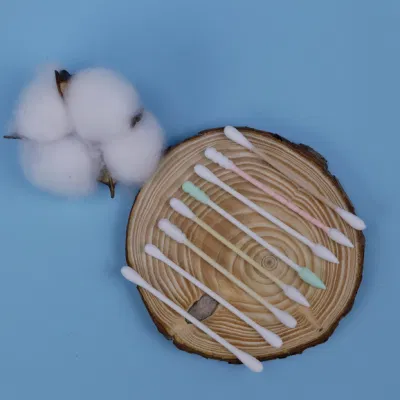 High Quliaty Cotton Swab with Paper/ Plastic Stick