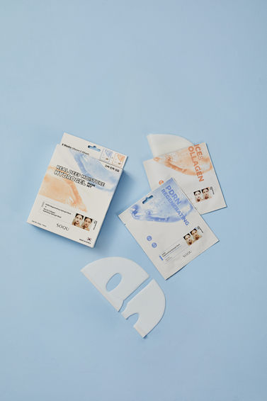 (Hydrogel mask, Skin care)SOQU REAL DEEP MOISTURIZE HYDROGEL MASK SET 6