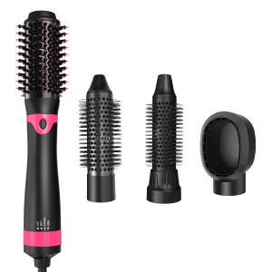 Interchangeable Hair Brush Dryer Hot Air Brush Salon Equipment