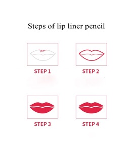 Moisturizing Smooth Wholesale Waterproof Matt Red Pink Lip Liner Pencil Single Ended Lipliner Cosmetic Tattoo Tool