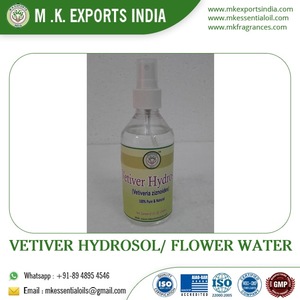 Natural High Quality Vetiver Hydrosol/ Flower Water