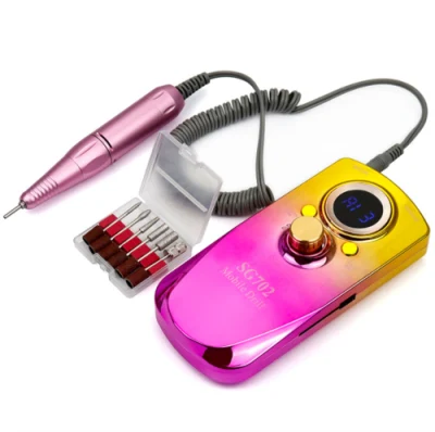 New Japanese-Style Sg702 Nail Polisher Electric Nail Polishing Machine 35000 Rpm Silent Peeling Dead Skin Nail Drill