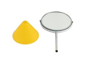 New Plastic Cosmetic Mirror With Holder table makeup mirror