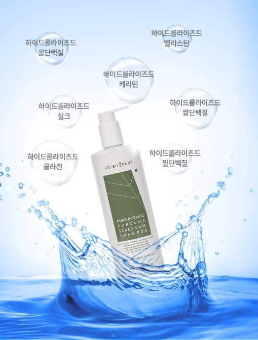 [ODM] PURE BOTANIC CURCUMA SCALP CARE SHAMPOO