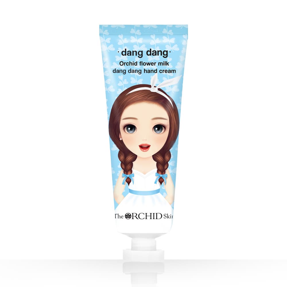 Orchid flower milk dang dang hand cream