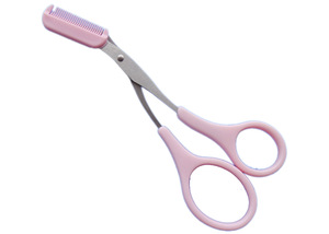 Permanent Makeup Accessories Pink Eyebrow Tattoo Scissors With Best Price