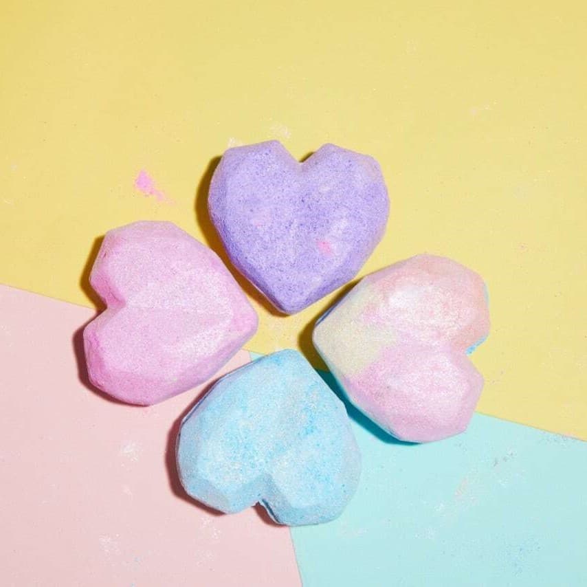 Pink Twinkle Hypoallergenic Bath Bomb  Moisturizing Bubble Bath