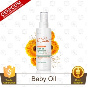 Private Label Moisturizing Smoothing Massage Baby Oil In Bulk