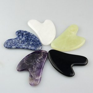 Rose Quartz Amethyst Face Jade Gua Sha Massage Tool