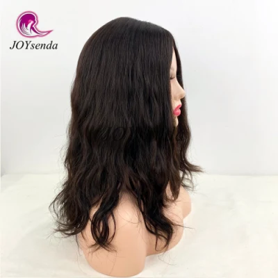 Short Layer Silk Base Top Brazilian Virgin Human Hair Wig Kosher Wig Jewish Wigs