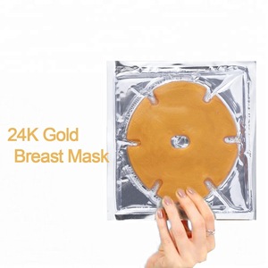 Skin Care Gold Breast Mask With Hyaluronic Acid With Pure Gold Bio-Collagen