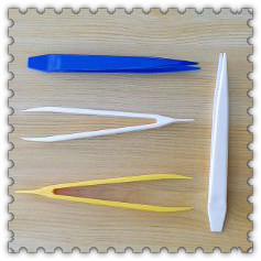 tipped contact lens care product plastic tweezers