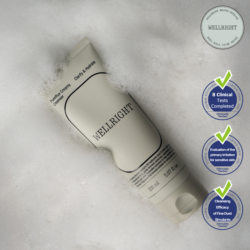 [WELLRIGHT] Pureflux Creamy Cleanser 150ml (Skin Care, Cleansing Foam, Cleanser, Facial Care)