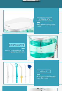 With LED Scene Light And Family Use New Fashion Smart Oral Irrigator