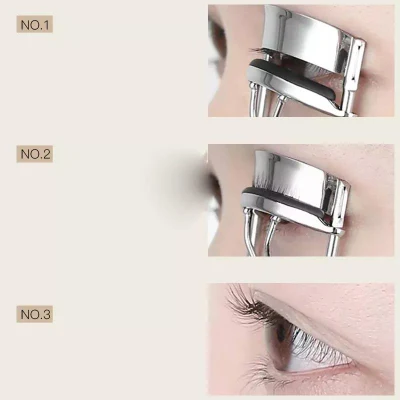 Yaeshii Eyelash Curler Warping Permanent Set Stainless Steel Mini Portable Makeup Tool