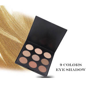 Your own brand best eyeshadow custom colors 9 color Cosmetics make up earth tone Eyeshadow Private Label Eyeshadow Palette