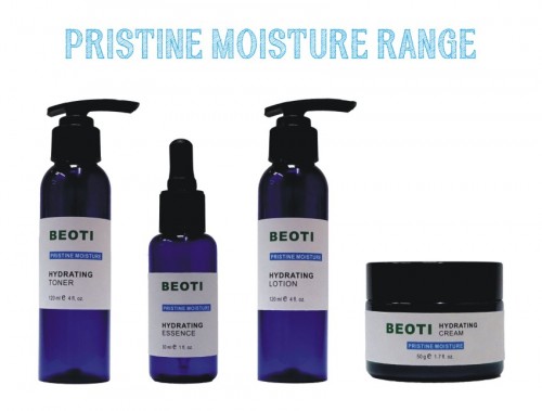 BEOTI Pristine Moisture Range - Hydrating Toner, Hydrating Essence, Hydrating Lotion, Hydrating Cream