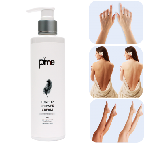 Pime Toneup Shower Cream for Body Skin Brightening & Lightening 200g