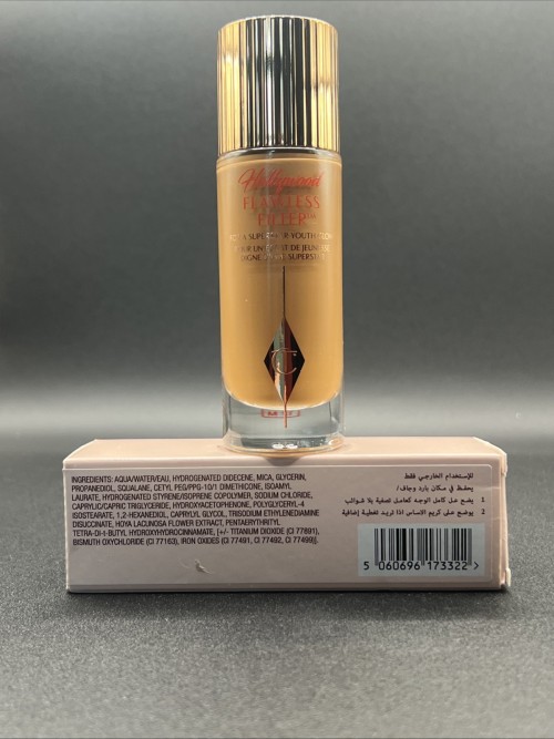 Charlotte Tilbury Hollywood Flawless Filter Youth Glow Foundation 6.5 DEEP NEW