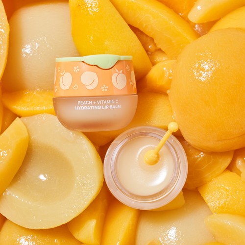 lookATME PEACH+VITAMIN C HYDRATING LIP BALM