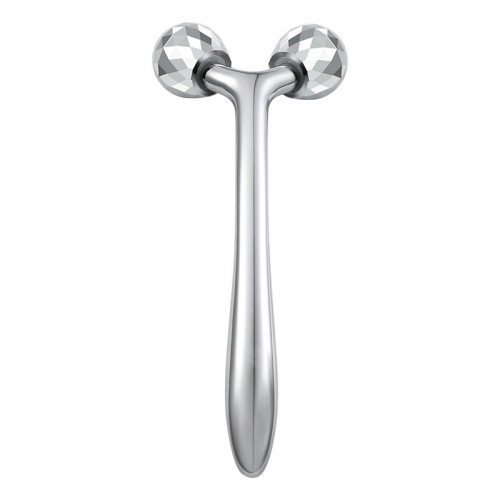 Y-Shape Metal Zinc Alloy Face Roller Massage Stick 3D Rolling V Face Lifting Massager