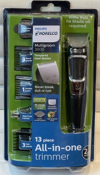 Philips Norelco Multigroomer All-in-One Trimmer Series 3000 13 piece NEW