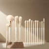 Custom Logo 14Pcs Premium Makeup Brush Set Luxury Champagne Gold Synthetic Hair Cosmetics Brush Kit OEM/ODM Manufacturer