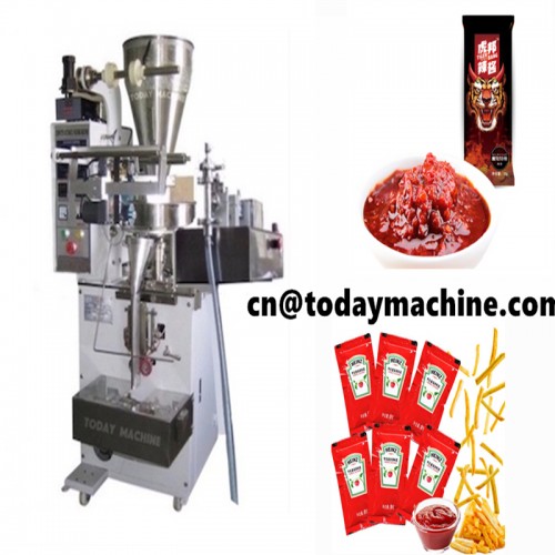 small bag 500g peanut butter pouch packaging machine with sides seal