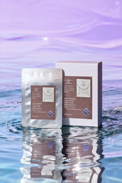 Anti-Wrinkle & Firming Dissolvable Microneedle Patch (Neck) (Back patch PE)