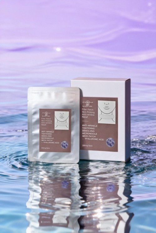 Anti-Wrinkle & Firming Dissolvable Microneedle Patch (Neck) (Back patch PE)