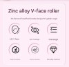 Y-Shape Metal Zinc Alloy Face Roller Massage Stick 3D Rolling V Face Lifting Massager