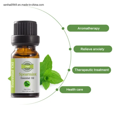 100% Pure Natural Plant Extracted Oil Food Grade Flavour CAS 8008-79-5 Spearmint Essential Oil for Medicine